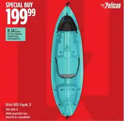 Canadian Tire Pelican Brisk 80X Kayak offer