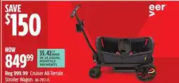 Canadian Tire Veer Cruiser All-Terrain Stroller Wagon offer