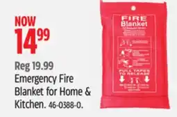Canadian Tire Emergency Fire Blanket for Home & Kitchen offer