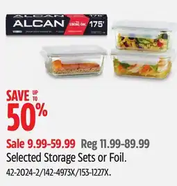 Canadian Tire Anchor Selected Storage Sets or Foil offer