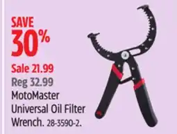 Canadian Tire MotoMaster Universal Oil Filter Wrench offer