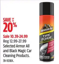 Canadian Tire Selected Armor All and Black Magic Car Cleaning Products offer