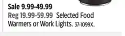 Canadian Tire AutoTrends Selected Food Warmers or Work Lights offer