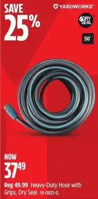 Canadian Tire Yardworks Heavy-Duty Hose with Grips, Dry Seal offer