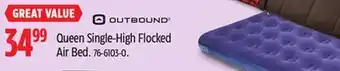 Canadian Tire Outbound Queen Single-High Flocked Air Bed offer