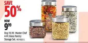 Canadian Tire Master Chef 4-Pc Glass Pantry Storage Set offer