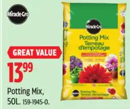 Canadian Tire Miracle-Gro Potting Mix offer