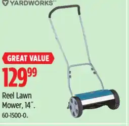 Canadian Tire Yardworks Reel Lawn Mower 14˝ offer