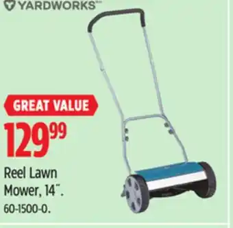 Canadian Tire Yardworks Reel Lawn Mower 14˝ offer
