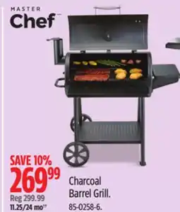 Canadian Tire Master-Chef Charcoal Barrel Grill offer