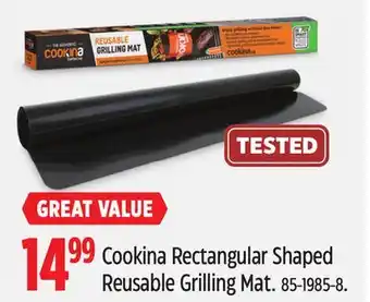 Canadian Tire Cookina Rectangular Shaped Reusable Grilling Mat offer