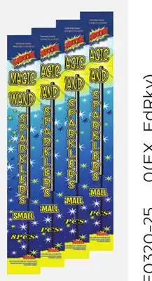 Canadian Tire Kaboom 14˝ Magic Wand Sparklers, 32-Pack offer