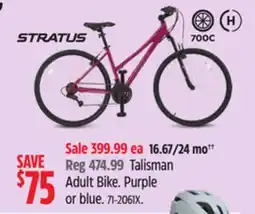 Canadian Tire Stratus Talisman Adult Bike offer