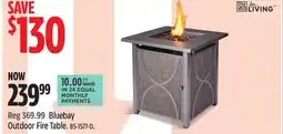 Canadian Tire FOR LIVING Bluebay Outdoor Fire Table offer