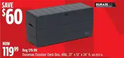 Canadian Tire Duramax Outdoor Deck Box offer