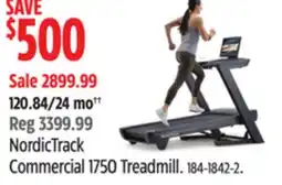Canadian Tire NordicTrack Commercial 1750 Treadmill offer