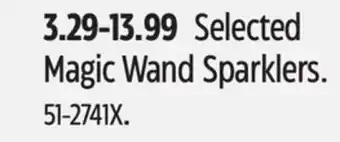 Canadian Tire KABOOM Selected Magic Wand Sparklers offer