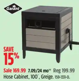 Canadian Tire Garant Hose Cabinet, 100´, Greige offer