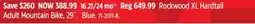 Canadian Tire RALEIGH Rockwood XL Hardtail Adult Mountain Bike offer