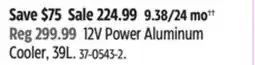 Canadian Tire Mobicool 12V Power Aluminum Cooler, 39L offer