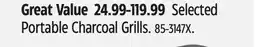 Canadian Tire Master Chef Selected Portable Charcoal Grills offer