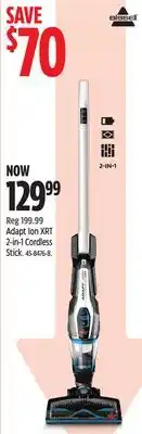 Canadian Tire Bissell Adapt Ion XRT 2-in-1 Cordless Stick offer