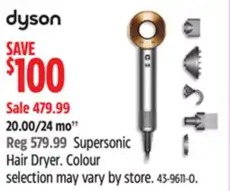 Canadian Tire Dyson Supersonic Hair Dryer. Colour offer