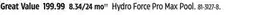 Canadian Tire Hydro Force Pro Max Pool offer