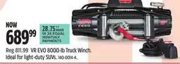 Canadian Tire Warn VR EVO 8000-lb Truck Winch. Ideal for light-duty SUVs offer