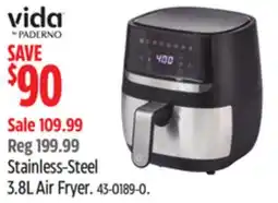 Canadian Tire Stainless-Steel 3.8L Air Fryer offer