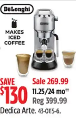 Canadian Tire Delonghi Dedica Arte offer