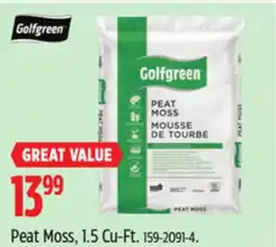 Canadian Tire Golfgreen Peat Moss offer