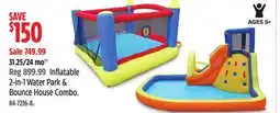Canadian Tire BANZAI Inflatable 2-in-1 Water Park & Bounce House Combo offer