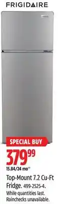 Canadian Tire Frigidaire Top-Mount 7.2 Cu-Ft Fridge offer