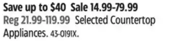 Canadian Tire Vida by PADERNO Selected Countertop Appliances offer