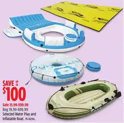 Canadian Tire Outbound Selected Water Play and Inflatable Boat offer
