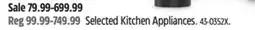 Canadian Tire Ninja Selected Kitchen Appliances offer