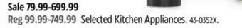 Canadian Tire Ninja Selected Kitchen Appliances offer