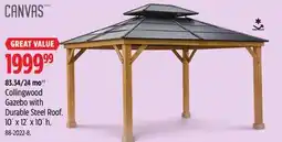 Canadian Tire Canvas Collingwood Gazebo with Durable Steel Roof offer