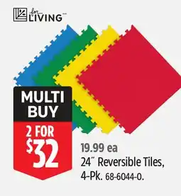 Canadian Tire For-Living- 24˝ Reversible Tiles offer