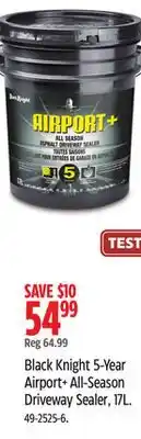 Canadian Tire Black Knight 5-Year Airport+ All-Season Driveway Sealer offer
