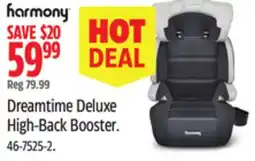Canadian Tire Harmony Dreamtime Deluxe High-Back Booster offer