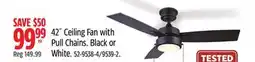 Canadian Tire Canarm 42˝ Ceiling Fan with Pull Chains offer