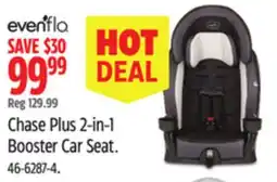 Canadian Tire Evenflo Chase Plus 2-in-1 Booster Car Seat offer