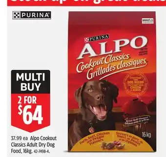 Canadian Tire Purina Alpo Cookout Classics Adult Dry Dog Food offer