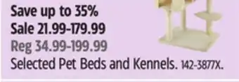 Canadian Tire Petco Selected Pet Beds and Kennels offer
