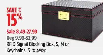 Canadian Tire RFID Signal Blocking Box, S, M or Keychains S offer