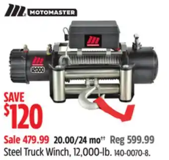 Canadian Tire MotoMaster Steel Truck Winch offer