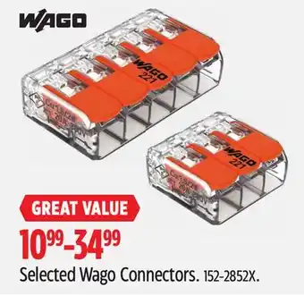 Canadian Tire Selected Wago Connectors offer