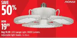 Canadian Tire NOMA ED Garage Light, 8000 Lumens offer